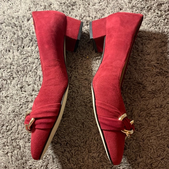 Walking Cradles red heels - Picture 3 of 4